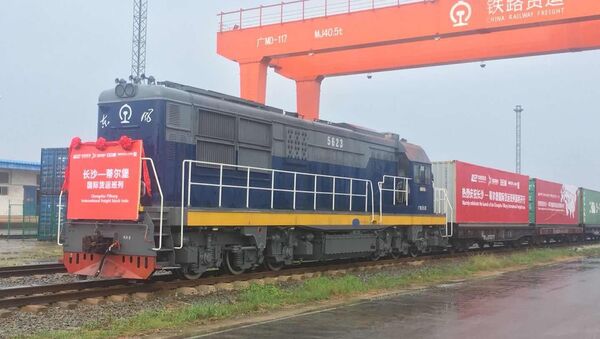 «РЖД Логистика» запустила новый транзитный контейнерный маршрут из Китая в Европу - 俄羅斯衛星通訊社
