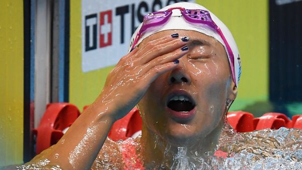 雅加达亚运会：刘湘创女子50米仰泳世界新纪录 - 俄罗斯卫星通讯社