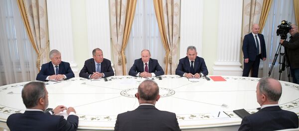 普京：由于同伙伴们相互协作 叙危机调解取得进展 - 俄罗斯卫星通讯社