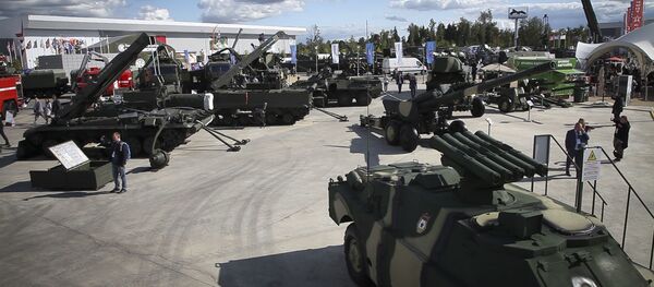 从叙利亚武装分子缴获的武器成为军队2018军事论坛亮点 - 俄罗斯卫星通讯社
