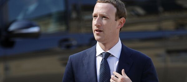 Генеральный директор Facebook Марк Цукерберг  - 俄罗斯卫星通讯社