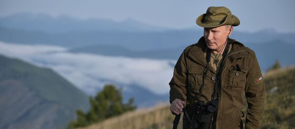 普京在圖瓦度週末 - 俄羅斯衛星通訊社