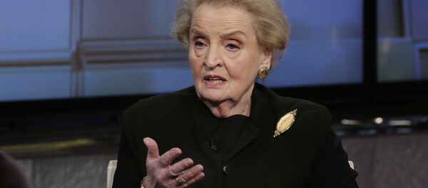 Бывшая госсекретарь США Мадлен Олбрайт на шоу Mornings with Maria в Нью-Йорке - 俄罗斯卫星通讯社