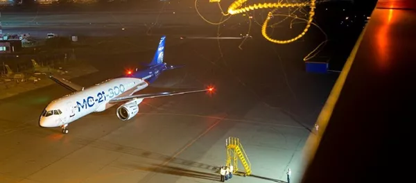 俄MS-21-300試驗飛機首次實現夜間降落 - 俄羅斯衛星通訊社