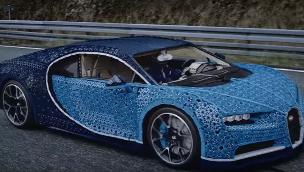 樂高製作了一比一復刻版的Bugatti Chiron，可以開！ - 俄羅斯衛星通訊社