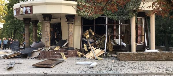 顿涅茨克人民共和国领导人官邸附近数百米的饭店内发生爆炸 - 俄罗斯卫星通讯社