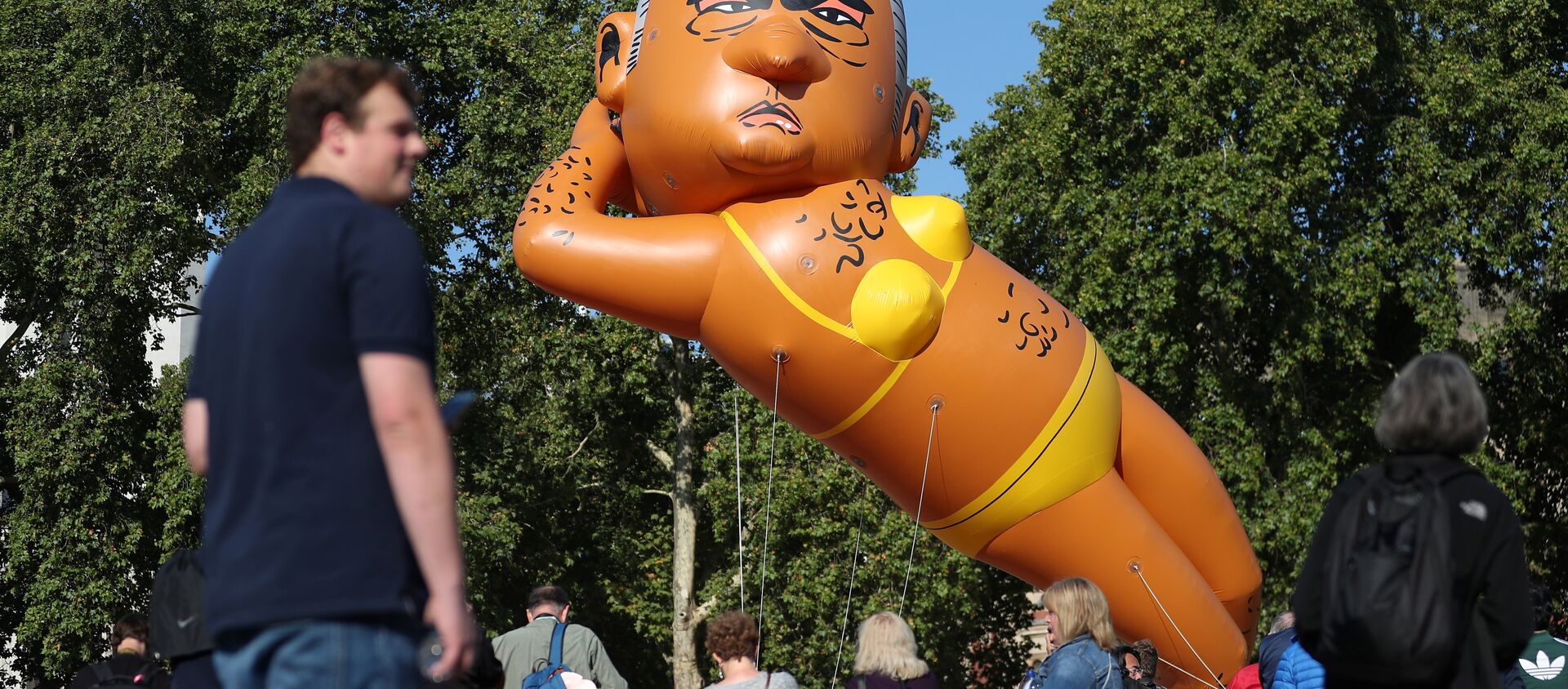 伦敦市民放飞市长模样的大气球 - 俄罗斯卫星通讯社, 1920, 01.09.2018