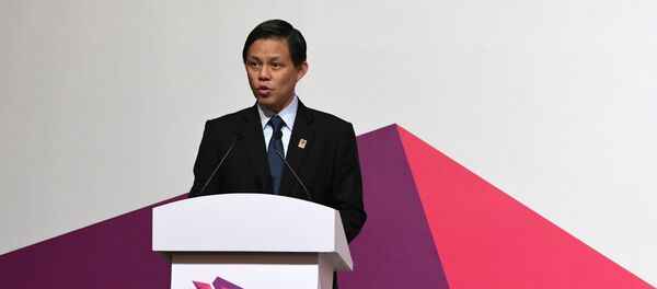 新加坡貿工部長陳振聲 新加坡貿工部長陳振聲 - 俄羅斯衛星通訊社