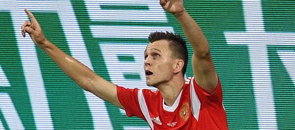 切雷捨夫的入球角逐國際足聯評選的2018年世界杯最佳進球評選 - 俄羅斯衛星通訊社