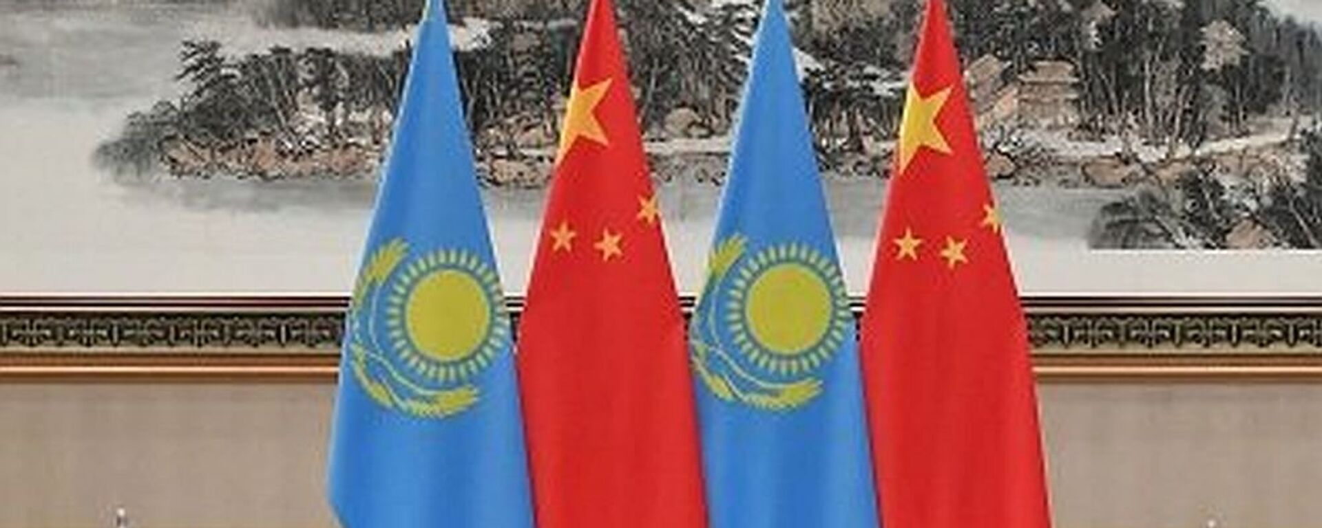 中国和哈萨克斯坦国旗 - 俄罗斯卫星通讯社, 1920, 05.02.2022