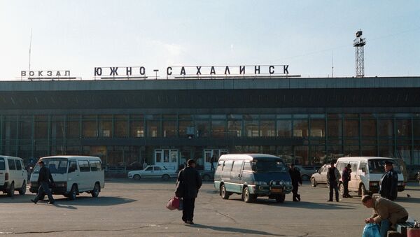 南薩哈林斯克火車站 - 俄羅斯衛星通訊社