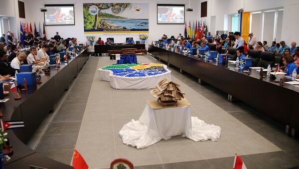 中國外交部：瑙魯無理阻撓中方代表在第四十九屆太平洋島國論壇發言 - 俄羅斯衛星通訊社