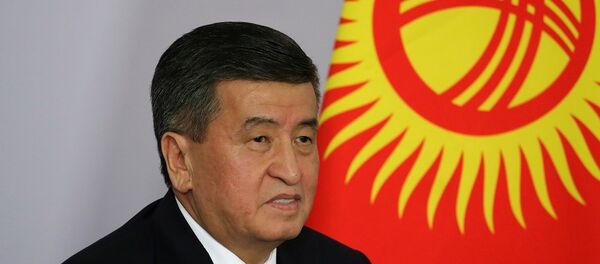 吉尔吉斯斯坦总统感谢中国政府的经济支持 - 俄罗斯卫星通讯社