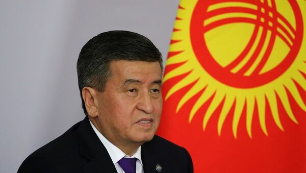 吉爾吉斯斯坦總統感謝中國政府的經濟支持 - 俄羅斯衛星通訊社