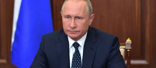 Президент РФ Владимир Путин - 俄罗斯卫星通讯社