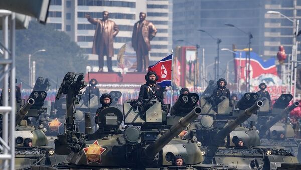 媒体：朝鲜建国70周年阅兵未展示洲际弹道导弹 - 俄罗斯卫星通讯社