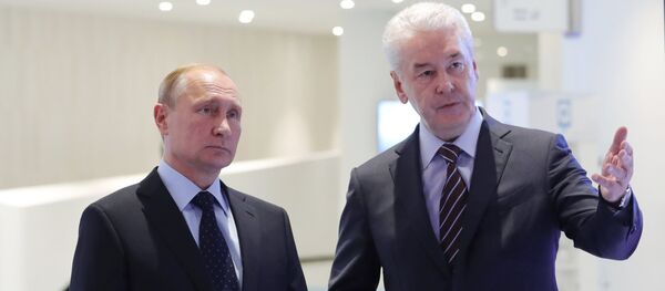 普京与索比亚宁 - 俄罗斯卫星通讯社