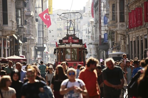 伊斯坦布爾最受歡迎的Istiklal街 - 俄羅斯衛星通訊社