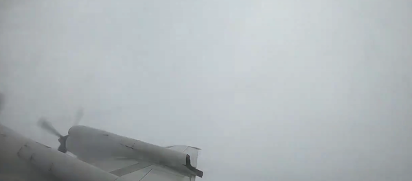 实拍飞机穿越“弗洛伦斯”飓风风眼 - 俄罗斯卫星通讯社