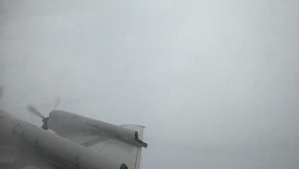實拍飛機穿越“弗洛倫斯”颶風風眼 - 俄羅斯衛星通訊社