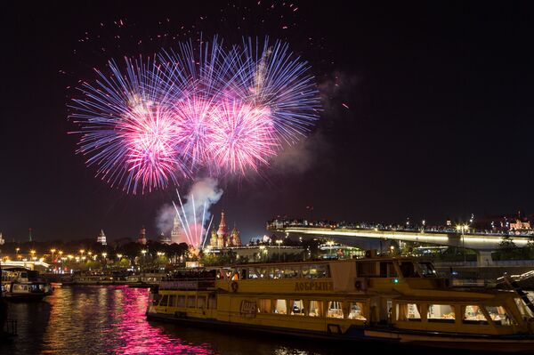 释放1万响礼花庆祝莫斯科城市日 - 俄罗斯卫星通讯社