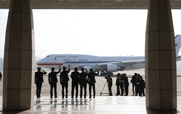 韓國總統文在寅抵達平壤 - 俄羅斯衛星通訊社