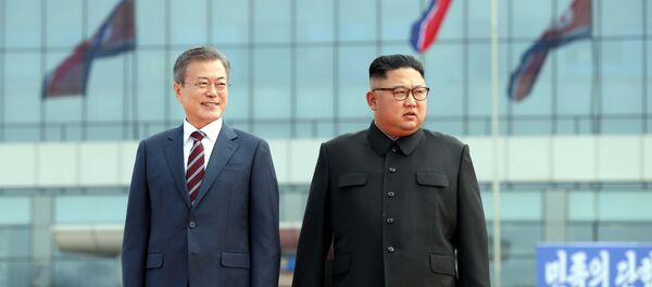 Встреча лидеров Северной и Южной Кореи - 俄罗斯卫星通讯社