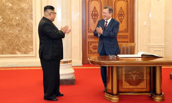 朝韓領導人進行會談 - 俄羅斯衛星通訊社