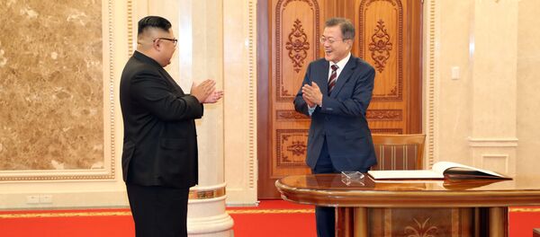 Встреча лидеров Северной и Южной Кореи - 俄罗斯卫星通讯社