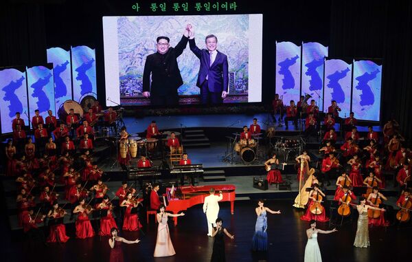 纪念朝韩两国领导人峰会的音乐会 - 俄罗斯卫星通讯社