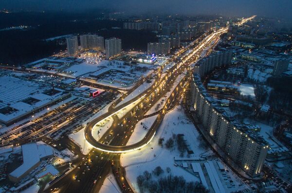 莫斯科立交桥 - 俄罗斯卫星通讯社