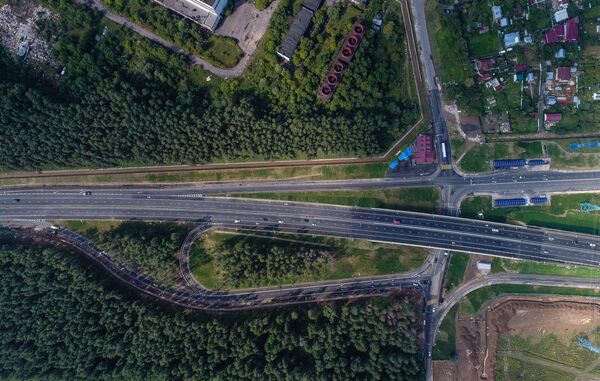 莫斯科立交桥 - 俄罗斯卫星通讯社