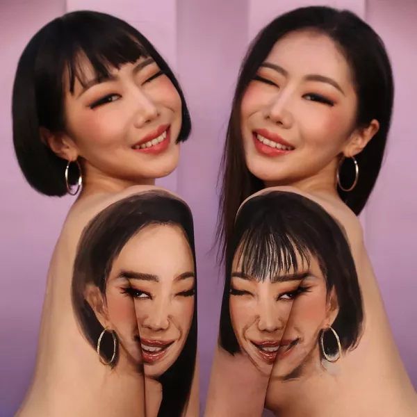 韓國藝術家在自己身上創作奇幻錯視圖 韓國藝術家在自己身上創作奇幻錯視圖 - 俄羅斯衛星通訊社