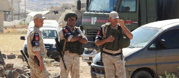 Восточная сторона коридора (со стороны армии) в первые минуты его работы Восточная сторона коридора (со стороны армии) в первые минуты его работы - 俄羅斯衛星通訊社