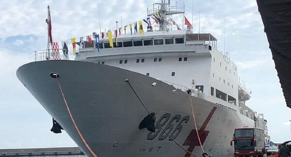 中國 “和平方舟”醫院船於9月22日抵達委內瑞拉巴爾加斯州 （Vargas）的拉瓜伊拉港（La Guaira）  - 俄羅斯衛星通訊社