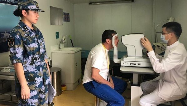 俄記者親自登上停泊在委內瑞拉的中國“和平方舟”醫院船 - 俄羅斯衛星通訊社