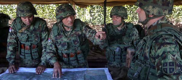 Российско-сербские учения в Ленинградской области - 俄罗斯卫星通讯社