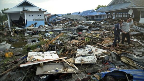 媒體：印尼地震和海嘯死亡人數升至832人 - 俄羅斯衛星通訊社