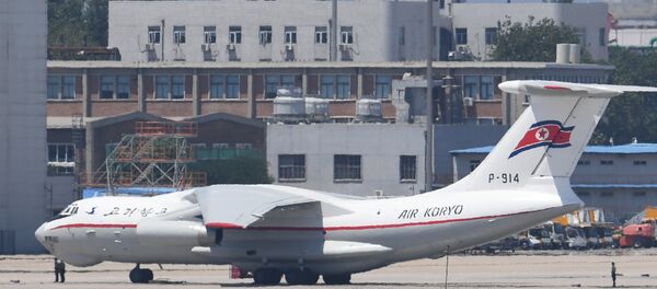 Самолет Ил-76 авиакомпании Air Koryo Самолет Ил-76 авиакомпании Air Koryo - 俄罗斯卫星通讯社