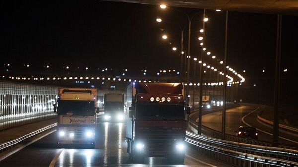 克里米亚当局：库班至克里米亚大桥的拥堵在2小时内增加一倍至6.5公里  - 俄罗斯卫星通讯社