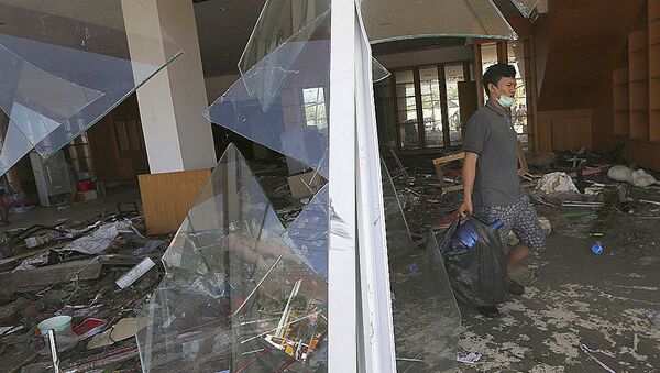 Последствия землетрясения в Индонезии - 俄罗斯卫星通讯社