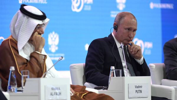 普京在俄罗斯能源周国际论坛全体会议上 - 俄罗斯卫星通讯社