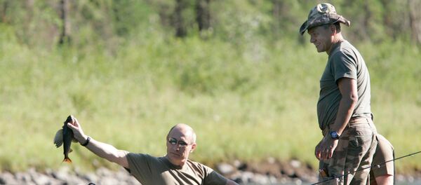 普京与绍伊古 - 俄罗斯卫星通讯社