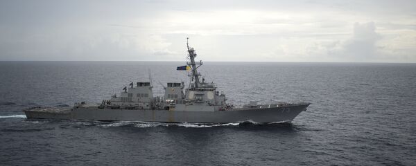 U.S. Navy, guided-missile destroyer USS Decatur (DDG 73) operates in the South China Sea - 俄罗斯卫星通讯社