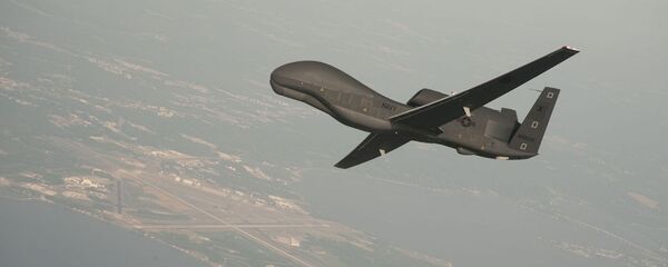 美制RQ-4全球鷹無人機 美制RQ-4全球鷹無人機 - 俄羅斯衛星通訊社