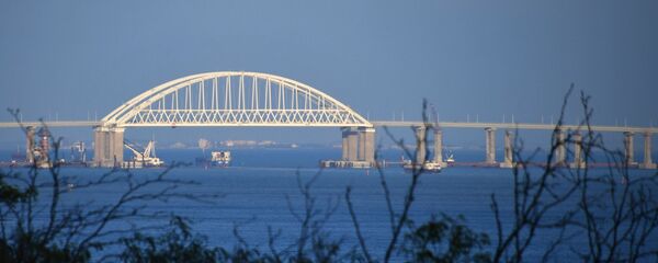 克里米亚大桥货车解禁以来共有上万辆货车驶过 克里米亚大桥货车解禁以来共有上万辆货车驶过 - 俄罗斯卫星通讯社