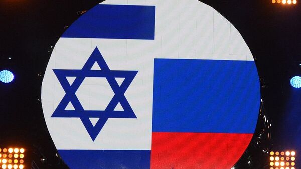Флаги России и Израиля - 俄罗斯卫星通讯社