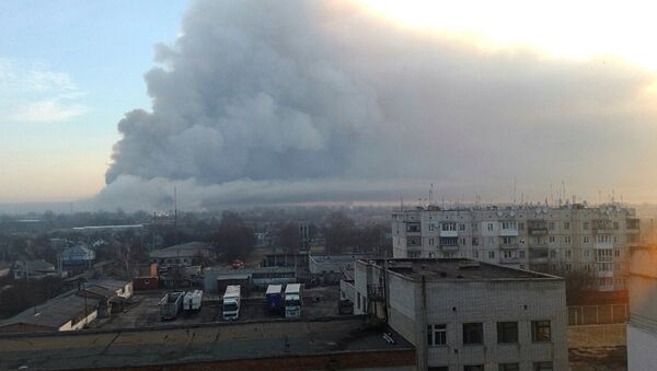 烏克蘭軍事倉庫發生爆炸 - 俄羅斯衛星通訊社