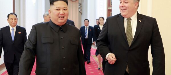 金正恩与蓬佩奥的会面 - 俄罗斯卫星通讯社