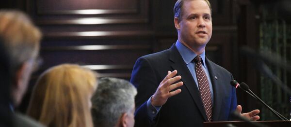 Глава NASA Джим Брайденстайн выступает с лекцией в Московском государственном университете имени М. В. Ломоносова. - 俄羅斯衛星通訊社